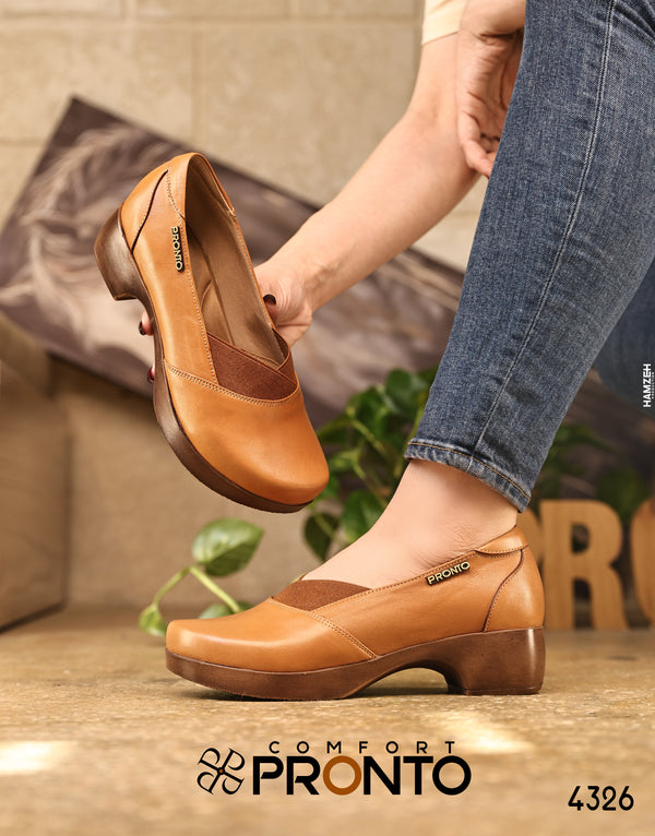 لليان-حذاء جلد طبيعي