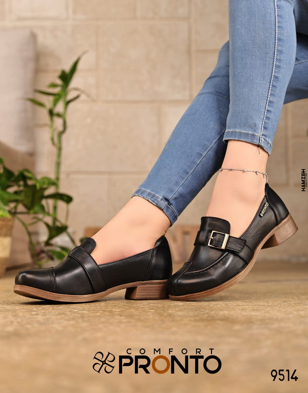 جيني-حذاء جلد طبيعي