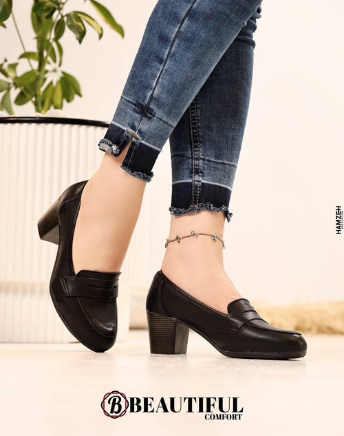 3330 -حذاء جلد طبيعي