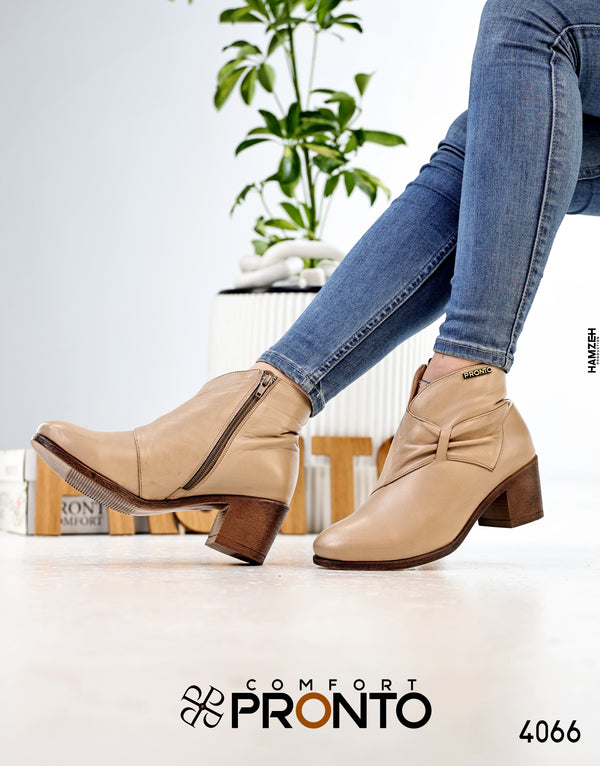 ثاليا-حذاء جلد طبيعي