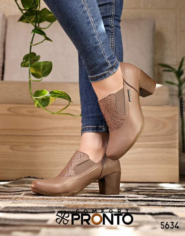 ميس-حذاء جلد طبيعي