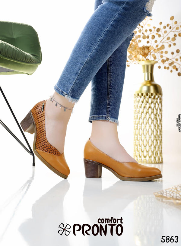 جيل-حذاء جلد طبيعي