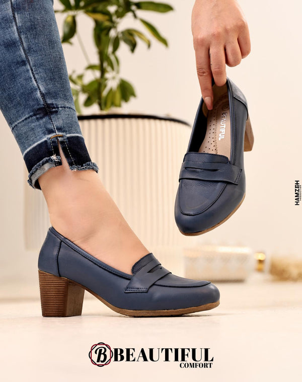 غيدي-حذاء جلد طبيعي