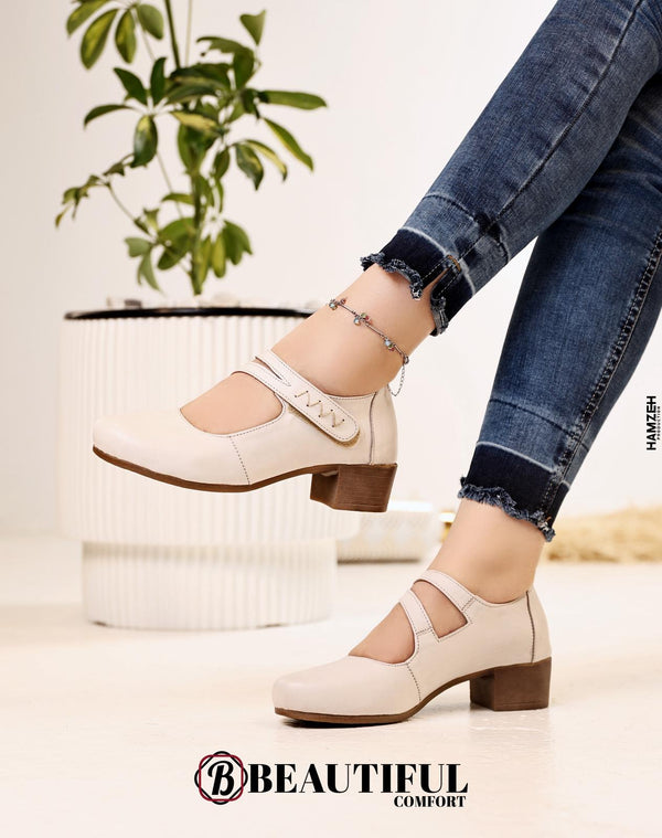 توجان-حذاء جلد طبيعي