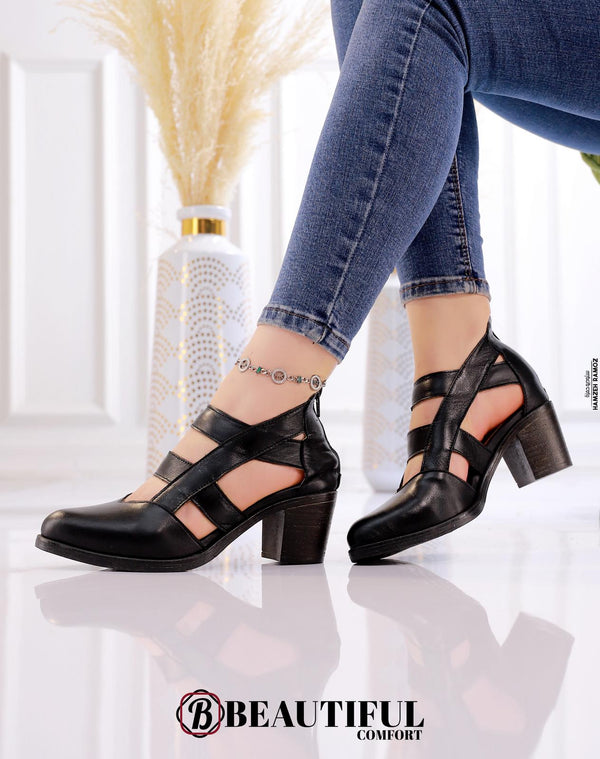 فيفيين-حذاء جلد طبيعي