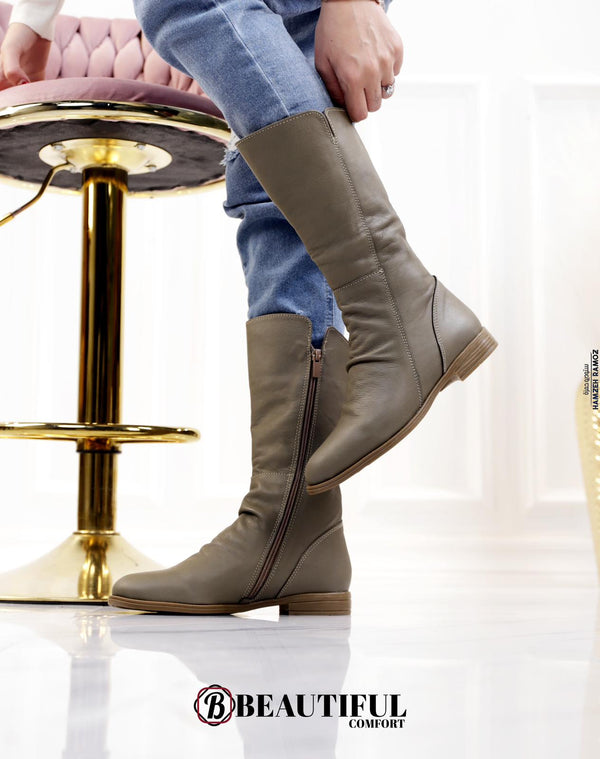 ميلا-حذاء جلد طبيعي