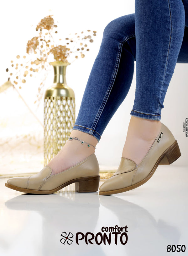 نارين-حذاء جلد طبيعي